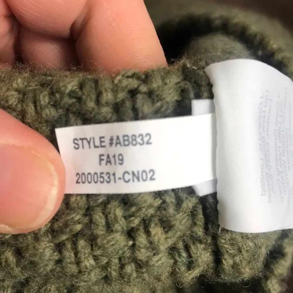 J. Crew Cable Knit Balloon Sleeve Sweater.
